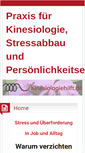 Mobile Screenshot of kinesiologiehilft.de
